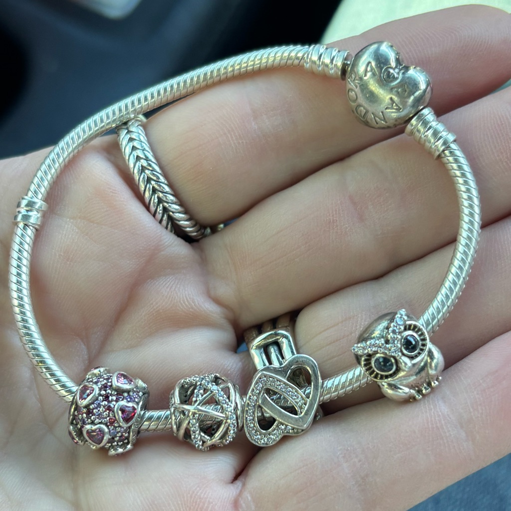 Authentic Pandora Bracelet W/ Charms